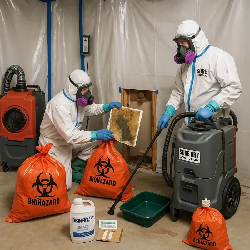 Contaminated Water Handling Protocols process in Hudson, TX