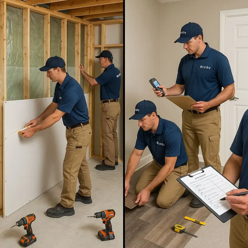 Repairs and Reconstruction process in Hudson, TX