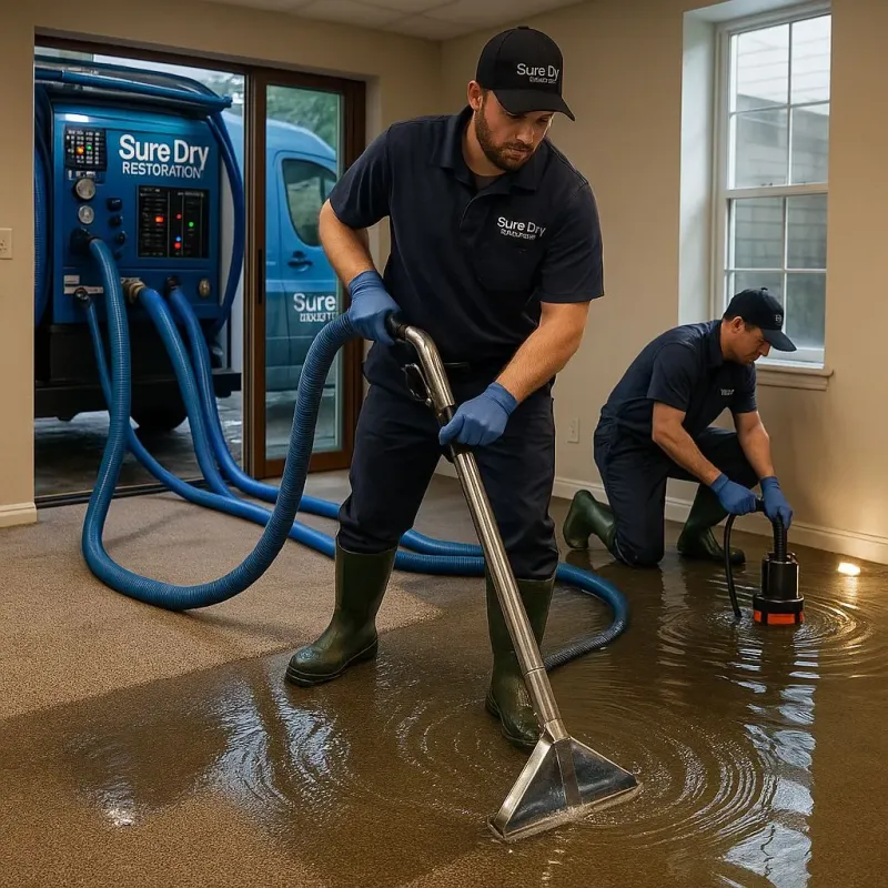 Water Extraction and Removal process in Hudson, TX